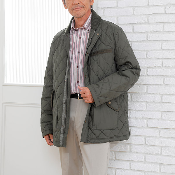 UNITED 撥水リブカラーキルトダウンジャケット 3U5-65716 1着