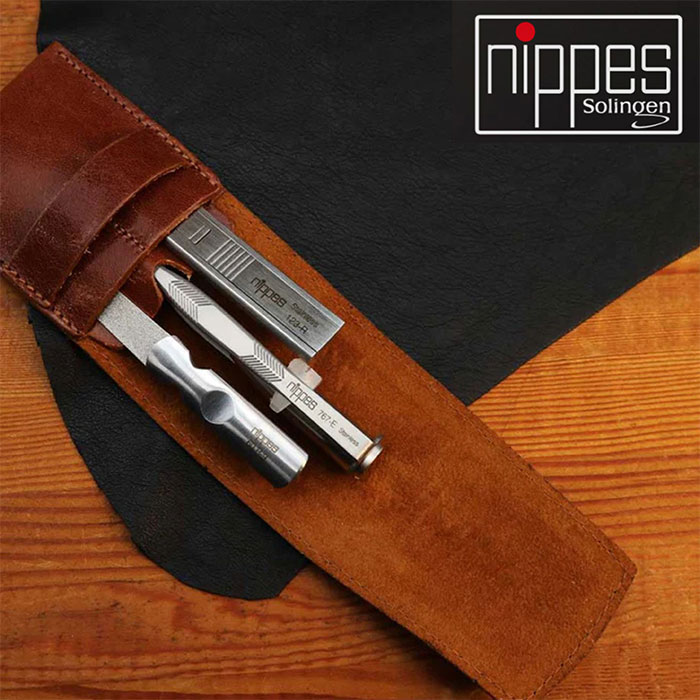 NIPPES ニッペス ドイツ製 ネイルケアセット NP-TS 1セット(爪切り、爪やすり、LEDライト付きトゲぬき各1個)