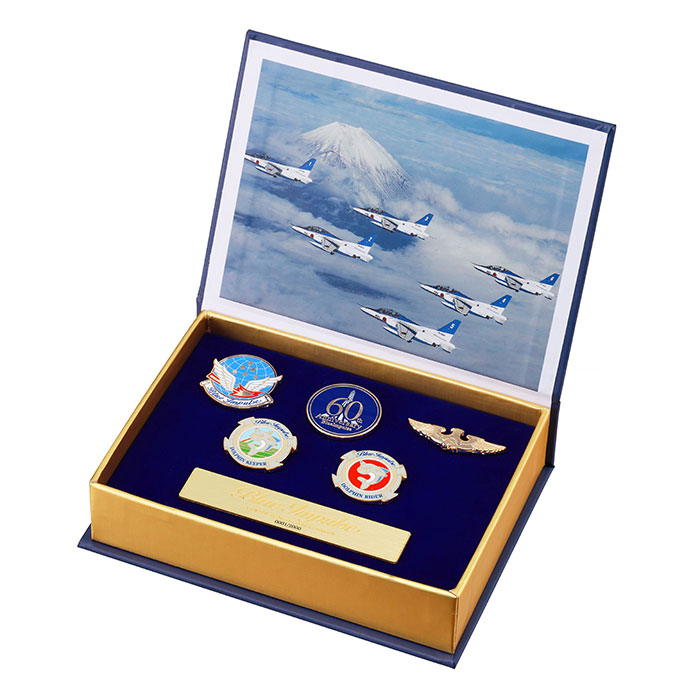 航空自衛隊 ブルーインパルス創設60周年記念 ピンバッジ5種セット PX限定品 1個