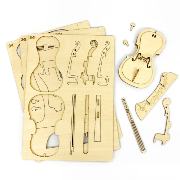 多組 Wooden Art ki-gu-mi チェロ スマホスタンド 1セット