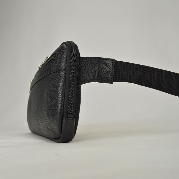 平野 サドル 姫路製牛革ウエストポーチ 日本製 25966-01 1個