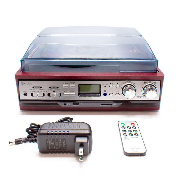 クマザキエイム デジタル録音もできる 多機能オーディオプレーヤー 1台