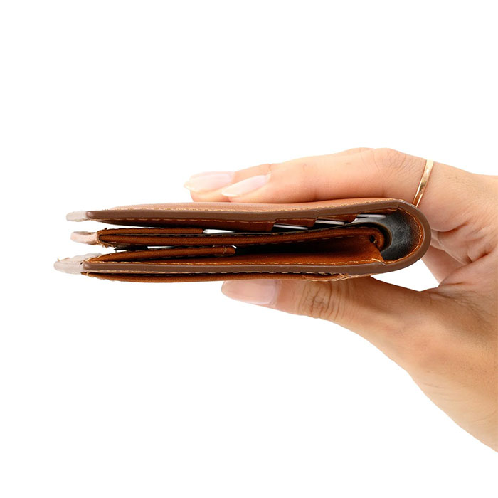 ミラグロ piatto イタリアンレザー・薄型財布 CA-MB-669 1個