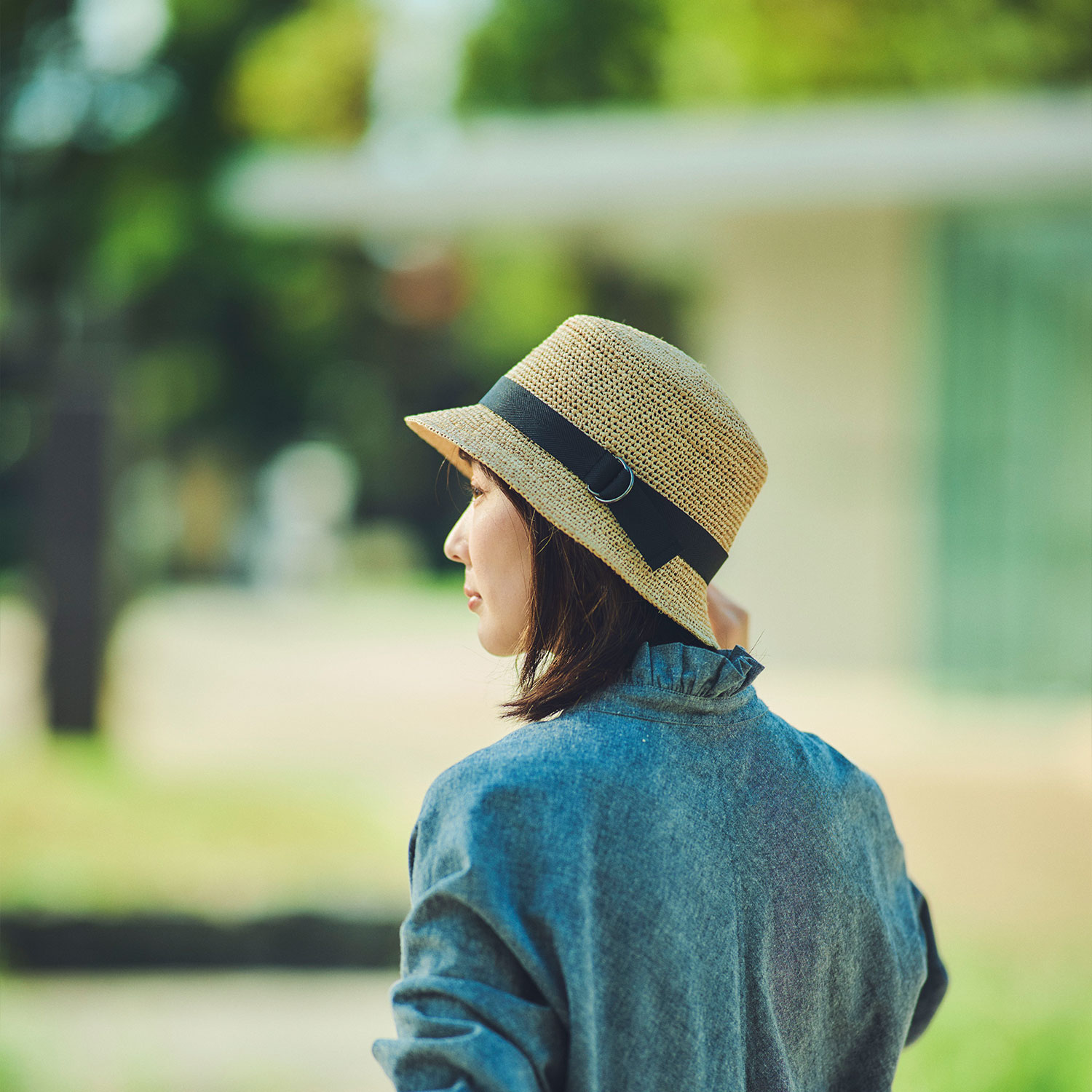 田中帽子店 Corta（コルタ） ラフィア バケットハット UK-H129 1個