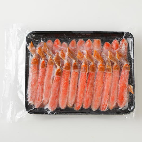 ロイヤルグリーンランドジャパン 生ズワイガニ 脚Lサイズ 棒肉ポーション 冷凍1.0kg 1.0kg（50本入）：500g（25本入）×2パック