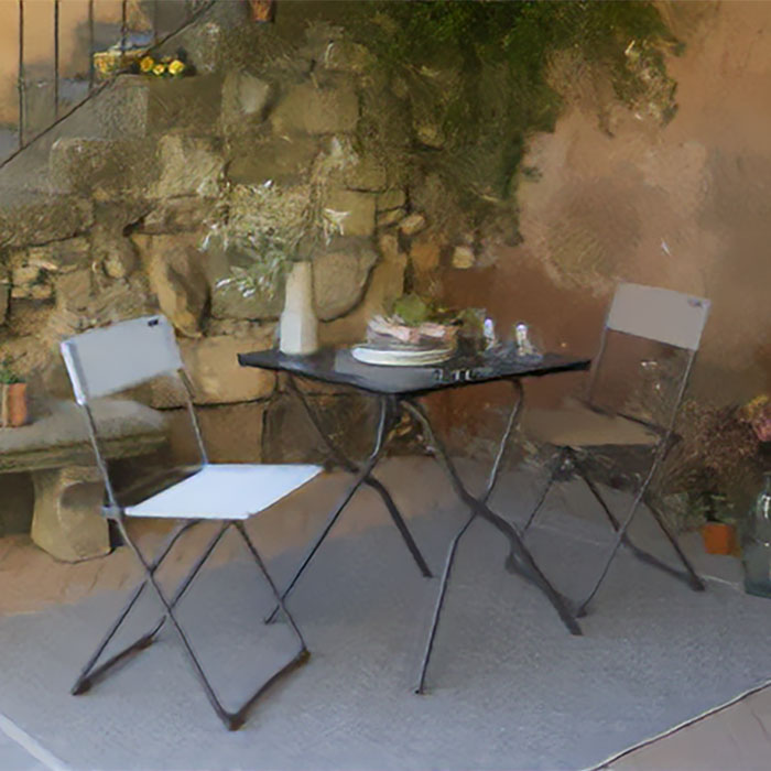 ラフマ フランス製 スクエアテーブル ANYTIME SQUARE TABLE LFM5104 1脚