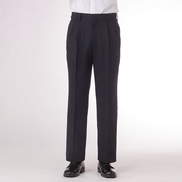 PAUL MILLER アジャスター付ストレッチツータックスラックス 370-0010 1着