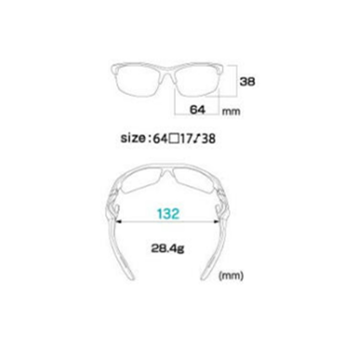 ジゴスペック AirFly（エアフライ） 鼻で掛けないサングラス　2眼タイプ AF-303 1個