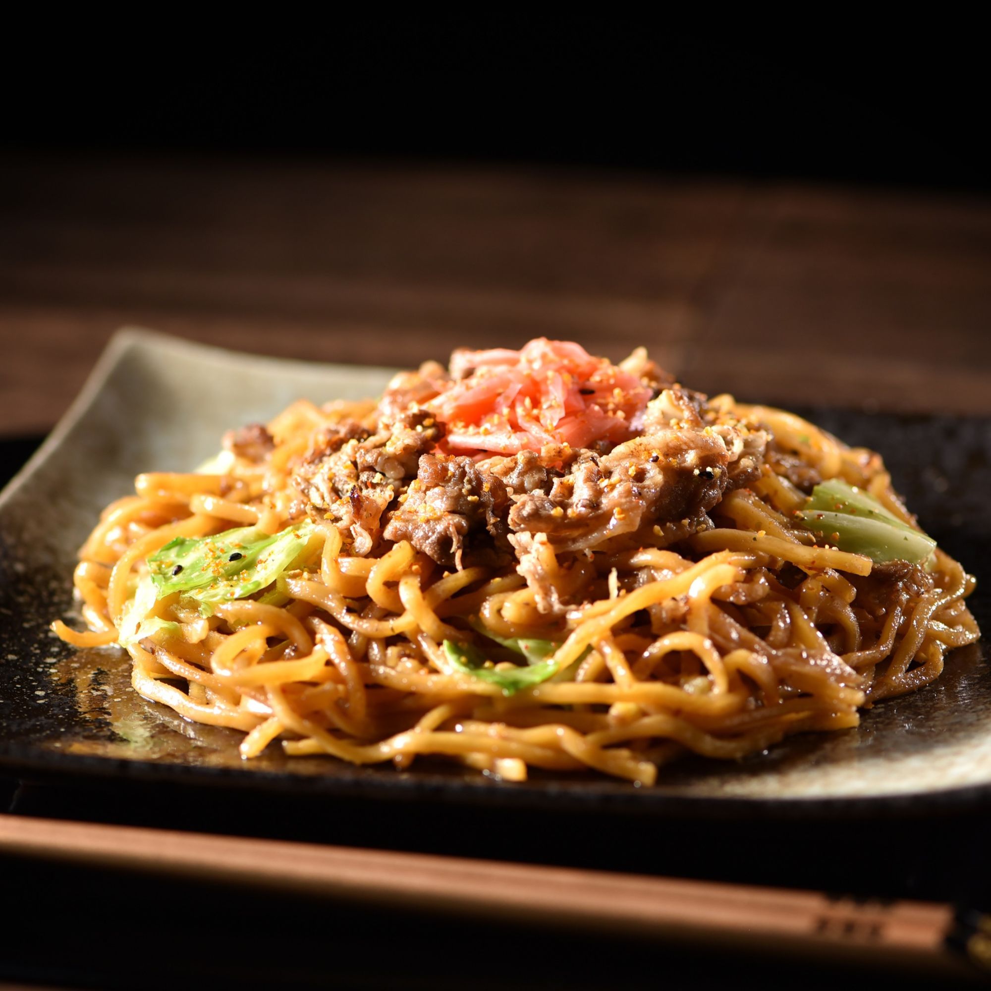 吉野家×富士宮やきそば 牛肉やきそば 20食＋やきそば王国製品2食おまけ付 1セット（180g×2食×10袋）＋おまかせ おまけ2食