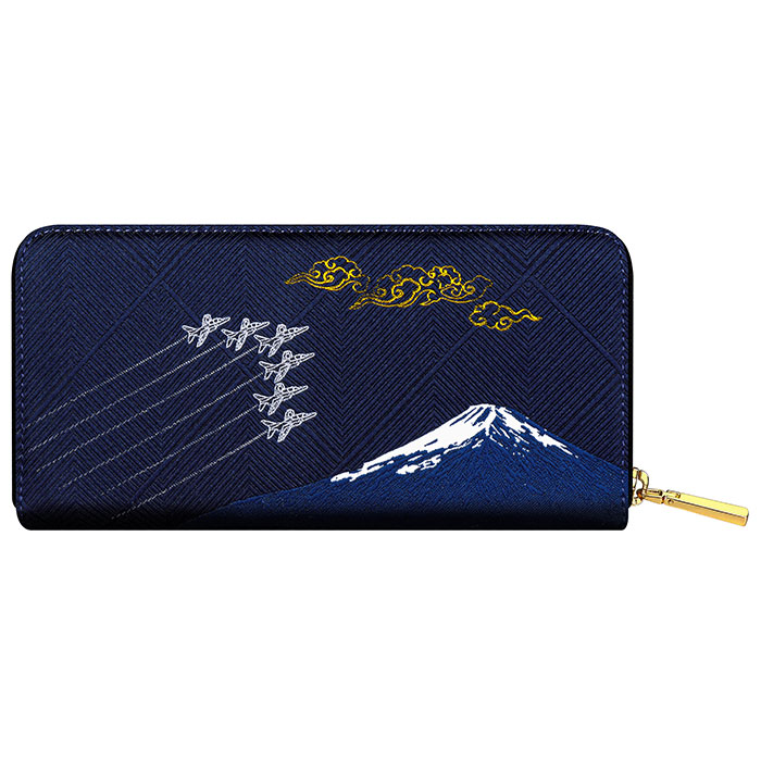 航空自衛隊創設70周年記念 ブルーインパルス 西陣織長財布 PX限定品 1個