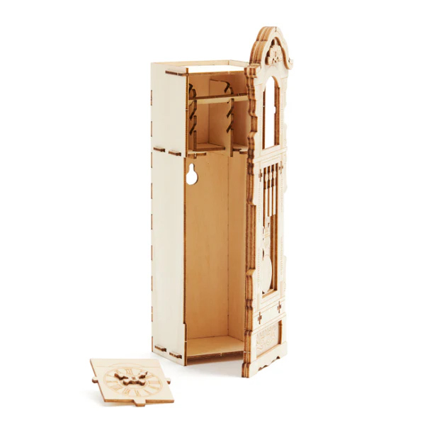 多組 Wooden Art ki-gu-mi 古時計 ウォッチケース 1セット