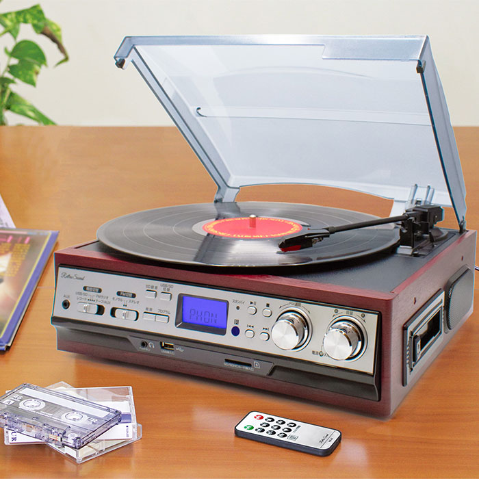 クマザキエイム デジタル録音もできる 多機能オーディオプレーヤー 1台