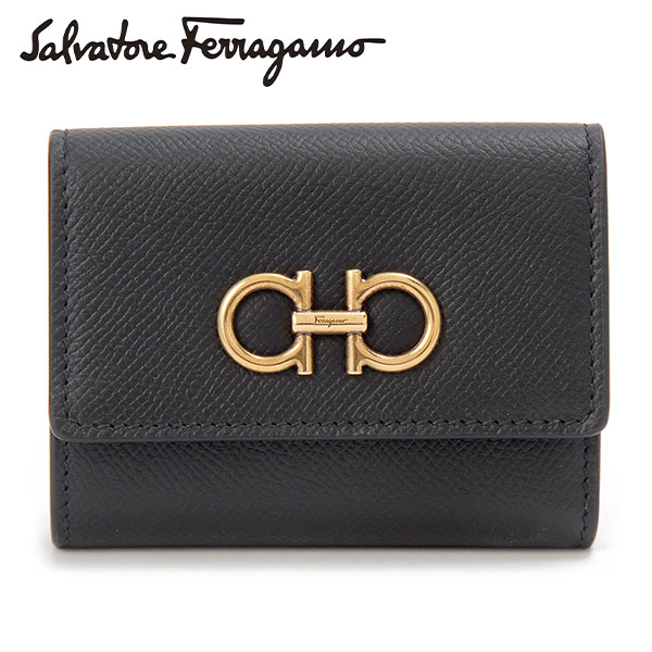 SalvatoreFerragamo サルヴァトーレフェラガモ 三つ折り財布 SFE22-0862-779894 THE GANCINI ガンチーニ 並行輸入品 1点