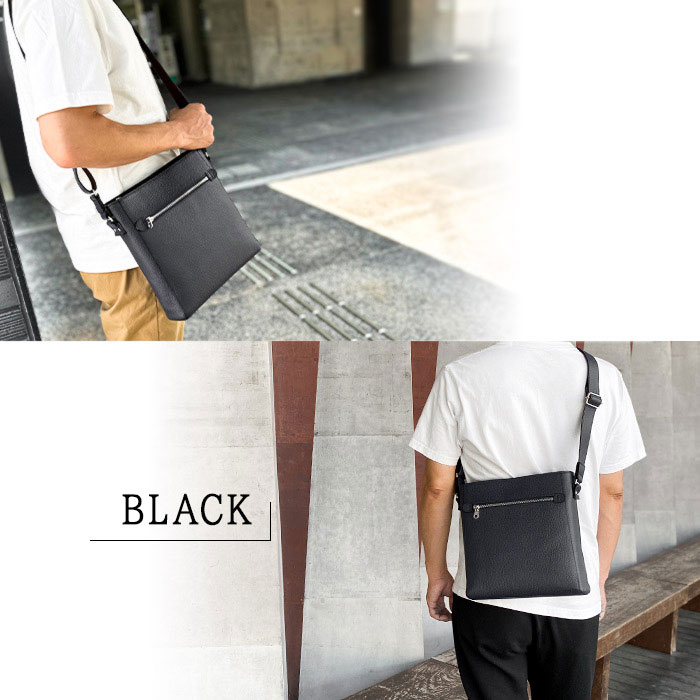 平野 サドル 姫路製牛革 上質縦型ショルダーバッグ 日本製 16473 1個