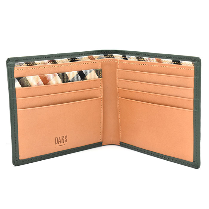 DAKS Luster（ラスター）二つ折り財布（小銭入れなし）DP35215 DP35215 1個