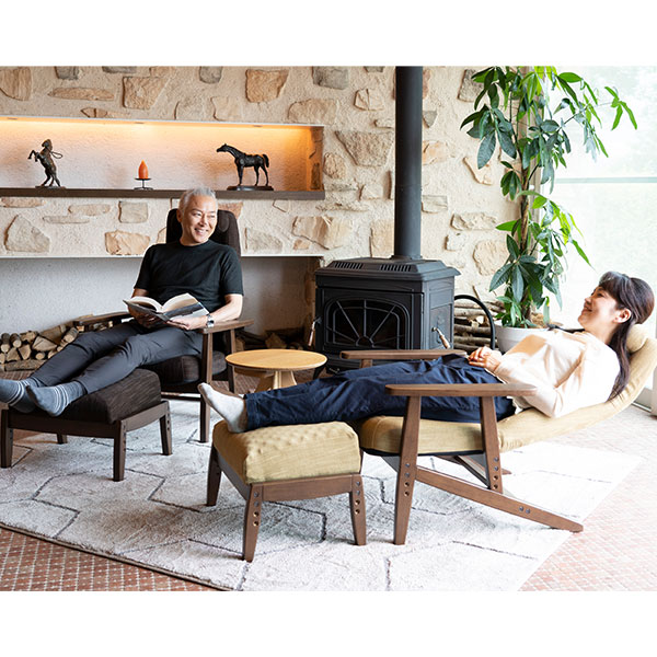 ピーエーエス P!NTO CHAIR LIVING COMFORTII＋オットマンセット 1セット