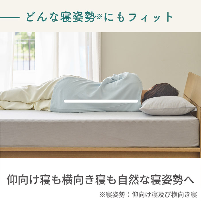 nishikawa 西川 SUYARA スヤラ Dots ドッツ マットレス（ベッドタイプ） セミダブル HN15550607 1枚
