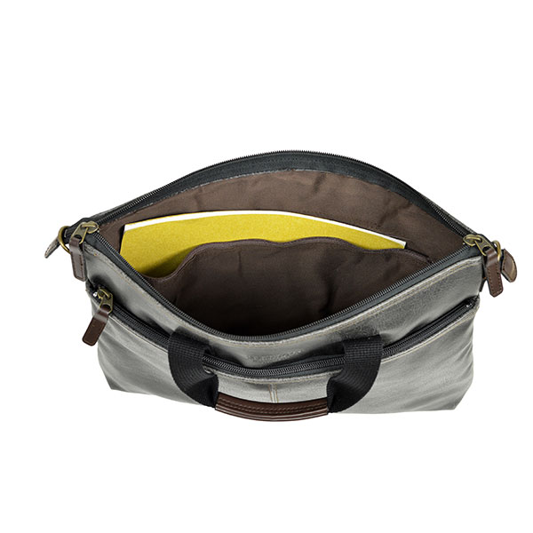 平野 ブレリアス 白化合皮 薄マチ2WAY横型バッグ 26673 1個