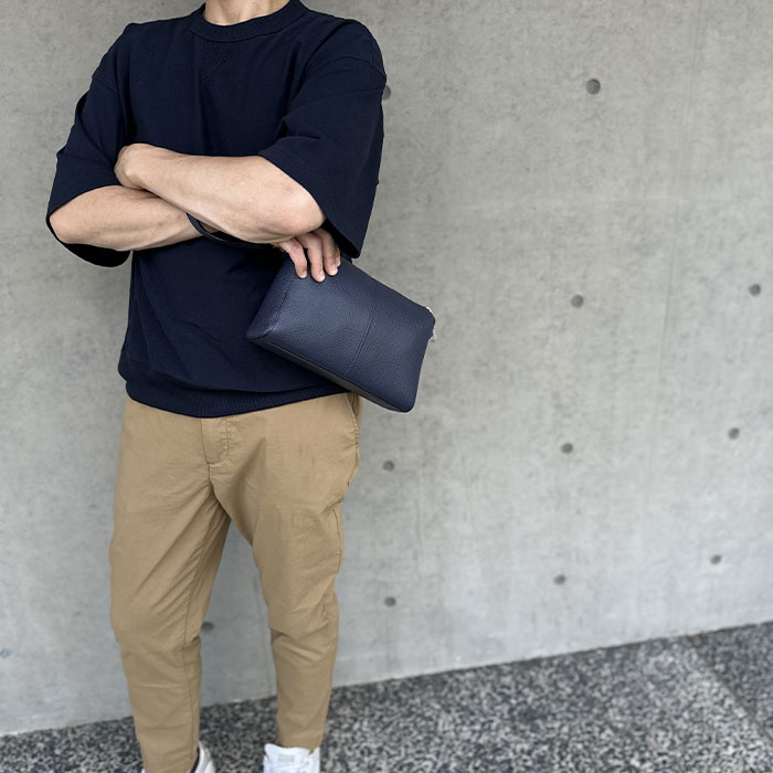 平野 サドル 姫路製牛革クラッチバッグ 日本製 25958 1個