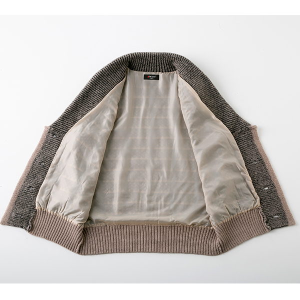 【アウトレット】彩香 ピエルッチ ウール100％裏地付ヘチマ衿ベスト NE-2033 1着