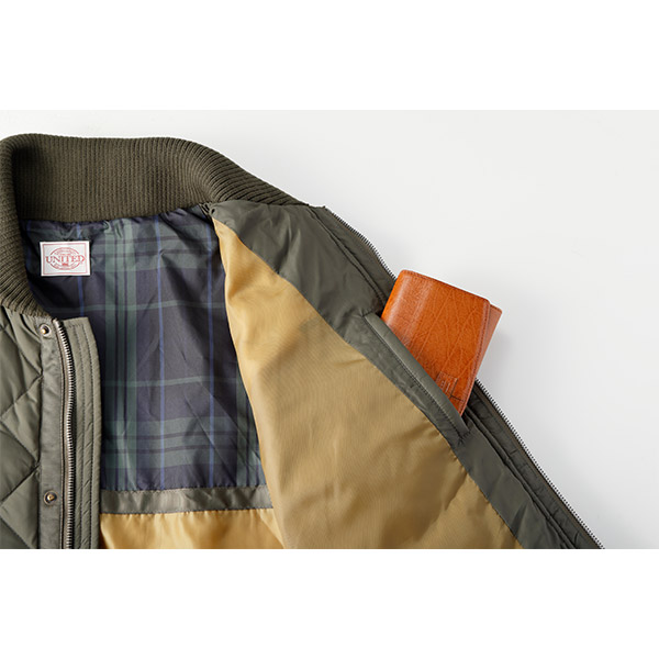 UNITED 撥水リブカラーキルトダウンジャケット 3U5-65716 1着