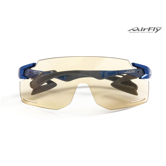 ジゴスペック AirFly（エアフライ） 鼻で掛けない自転車用サングラス　夜間運転用レンズ装着モデル AF-301BK 1個