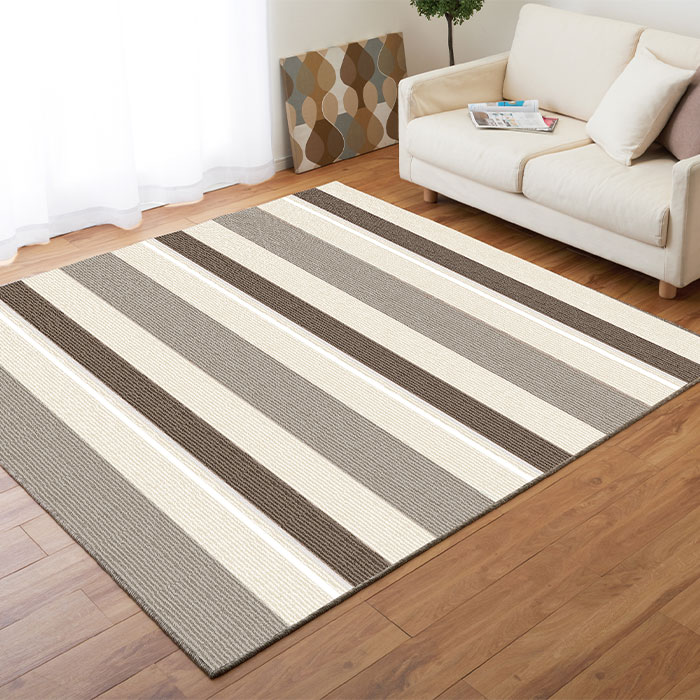 アース製薬共同開発 山甚物産 ジンペット  日本製防ダニラグ ベージュ系 200×250cm 30086 1枚