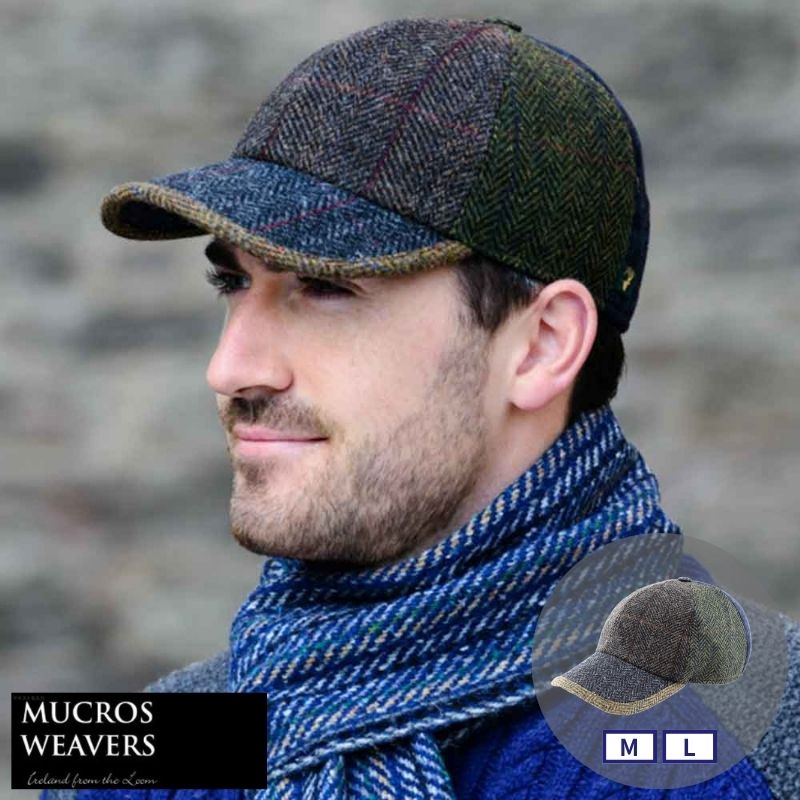 Mucros Weavers マクロス ウィーバーズ アイルランド ベースボールキャップ パッチワーク 1個