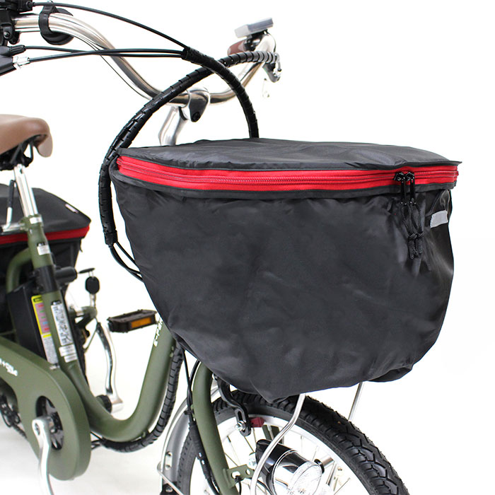 ミムゴ e-parton PLUS 【前後カゴカバー付き】ノーパンク 電動アシスト三輪自転車 ロータイプ 18インチ BEPN18PN 1台