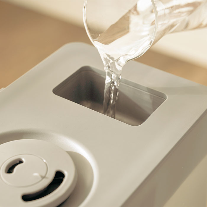 QUADS（クワッズ） 上部給水式超音波加湿器 ERU MOIST（エルモイスト） QS640 1個