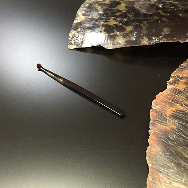 鼈甲　耳かき 江戸鼈甲屋 鼈甲の耳かき 桐箱入り B-0006 1本