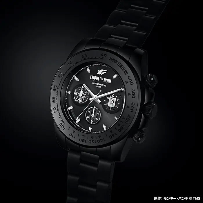 LUPIN THE IIIRD × FULTON シリアルナンバー入り電波ソーラークロノグラフ腕時計 1本
