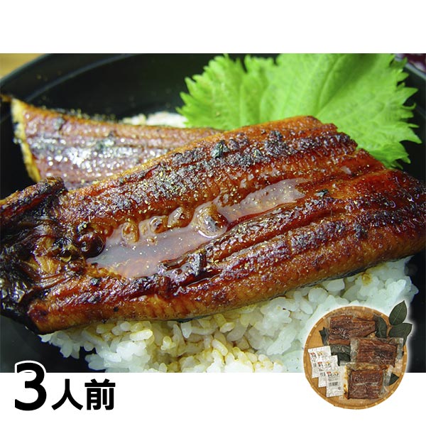 高知県産うなぎ蒲焼カット 3人前 1セット（210g：70g×3袋）