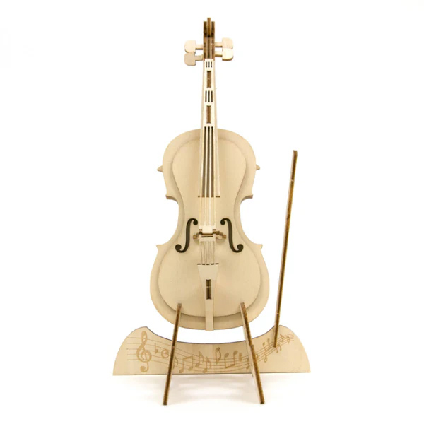 多組 Wooden Art ki-gu-mi チェロ スマホスタンド 1セット