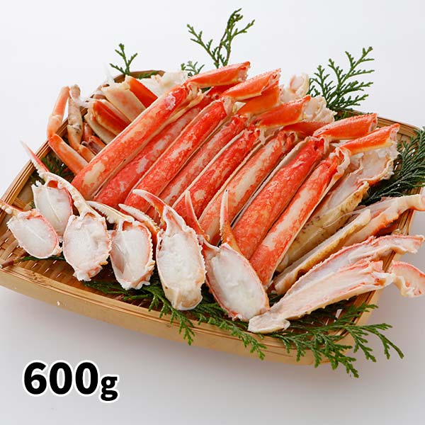 本ズワイガニ 半むき身 L~2Lサイズ ボイル 冷凍 総重量600g（正味480g）