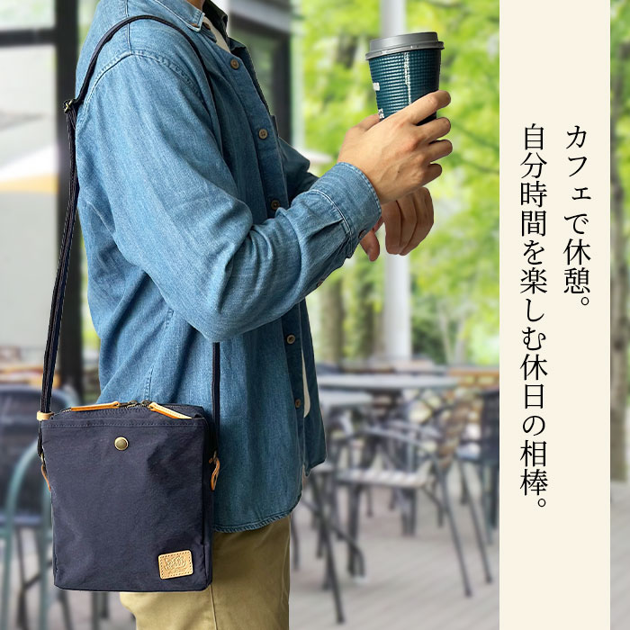 平野 ピスタッシュ KONBUR 縦型軽量ナイロンショルダー 日本製 33797 1個