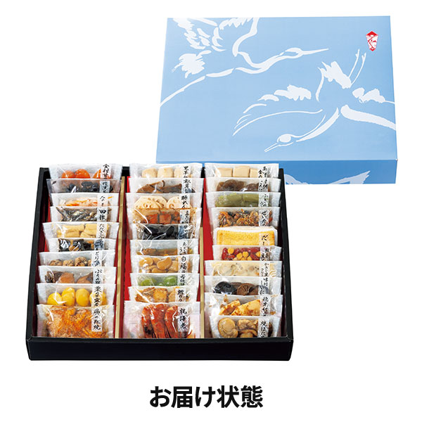 カモ井食品工業 おせちセット「彩」30品セット 約3～5人前（常温・個包装・重箱無し） 1セット
