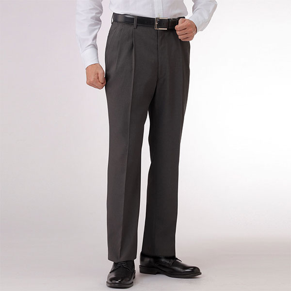 PAUL MILLER アジャスター付ストレッチツータックスラックス 370-0010 1着