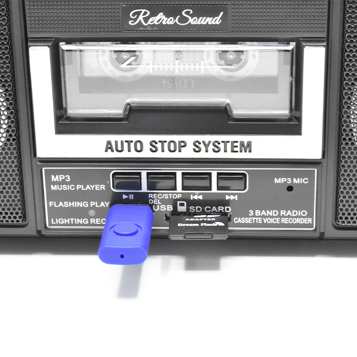 クマザキエイム 多機能レトロラジカセ 1台