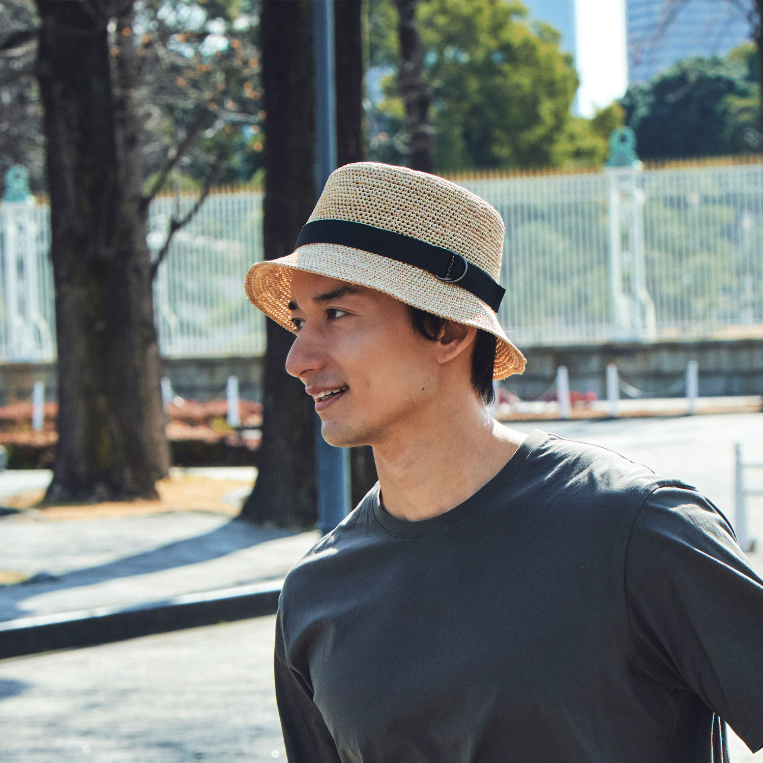 田中帽子店 Corta（コルタ） ラフィア バケットハット UK-H129 1個