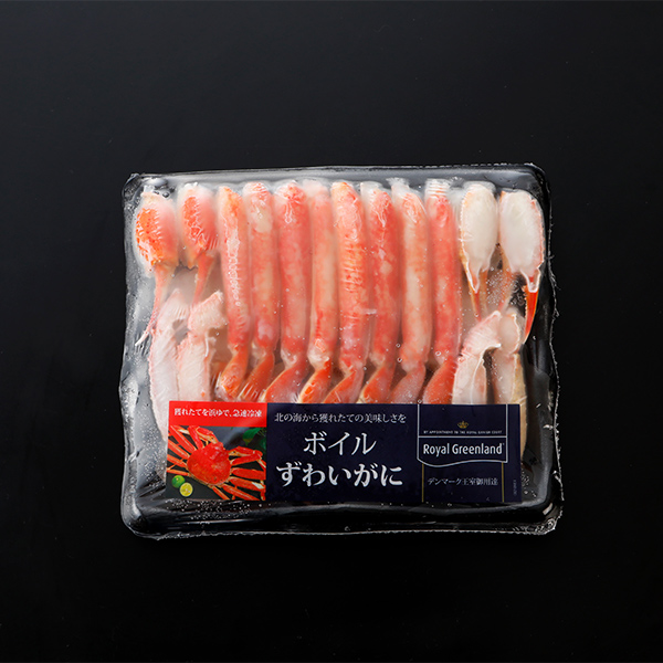 本ズワイガニ 半むき身 L~2Lサイズ ボイル 冷凍 総重量600g（正味480g）