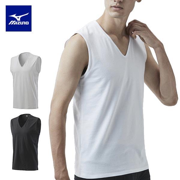 【アウトレット】 ミズノ 着るドラント クイックドライアンダーＶネックノースリーブシャツ C2JAA102 1枚