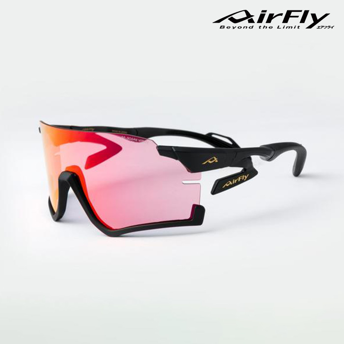 ジゴスペック AirFly（エアフライ） 鼻で掛けない自転車専用サングラス VITESSE ヴィテス AF-306RE 1個