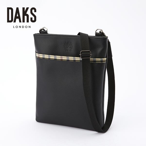 新品✨Daks ブラック キャディバッグ　ボストンバック　ショルダー紐付 新品✨Daks ブラック キャディバッグ ボストンバック ショルダー紐付