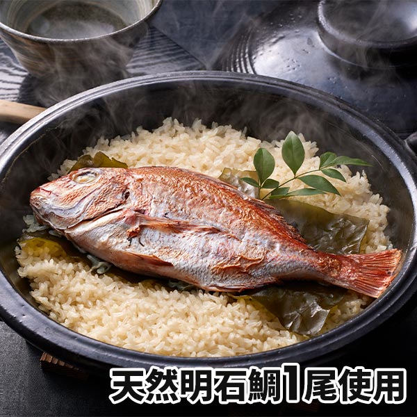 兵庫 天然明石鯛使用 鯛めしのもと 1セット：鯛170g、たれ70g