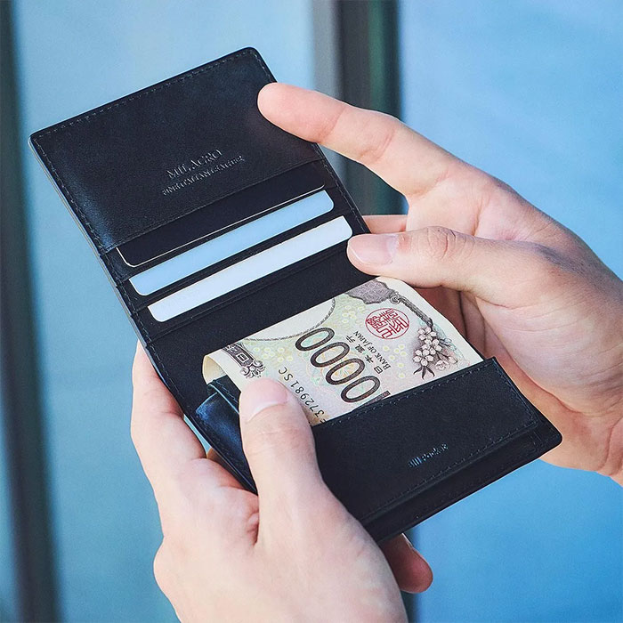 ミラグロ piatto イタリアンレザー・薄型財布 CA-MB-669 1個