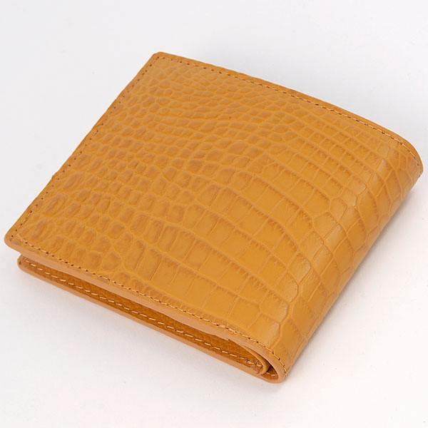 ロダニア クロコダイル二つ折り財布 RDOC10163 1点
