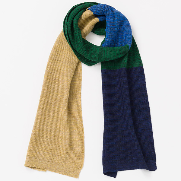 【アウトレット】 グレンフィールド Amiza(編座) 日本製名画マフラー 6347 1本