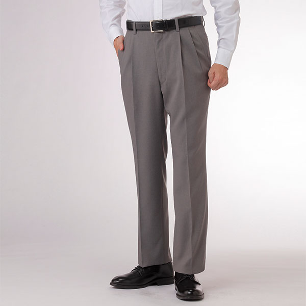 PAUL MILLER アジャスター付ストレッチツータックスラックス 370-0010 1着