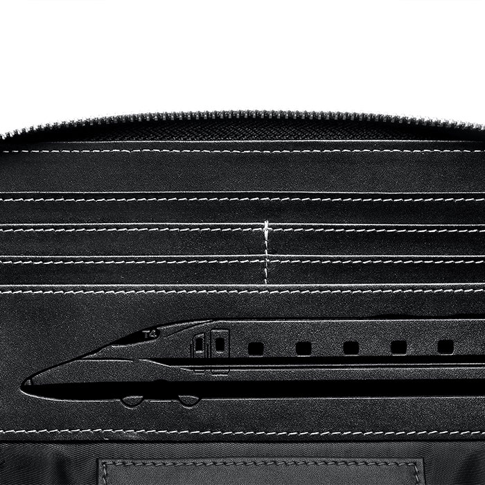 923形 ドクターイエロー（T4） イタリアンレザー長財布